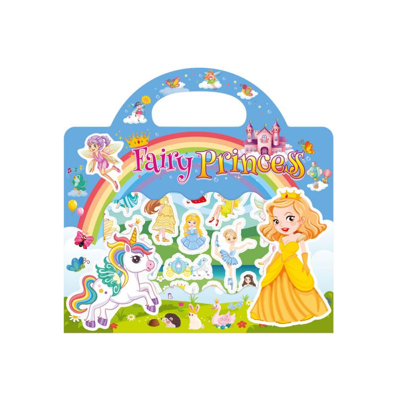 New Children Reusable Scene Cute Stickers DIY Puzzle Sticker Games Books Cartoon Animal Learning Cognition Toys For Kids Gift