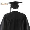 1 Set Academic Uniform Includes Hat Shawl Honour Rope V-Neck Bat-Sleeved Robe 2025 Graduation Cap And Gown Set for Memorable Graduation Events