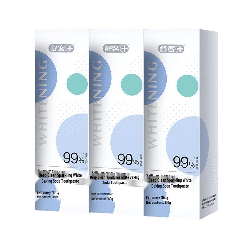 

Shuke Baking Soda Deep Clean Whitening Toothpaste, 3 x 160g