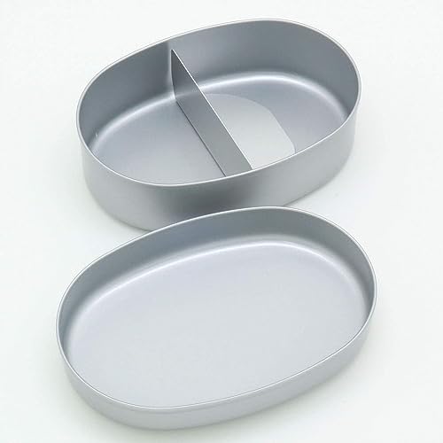 OSK Thomas the Tank Engine Aluminum Lunch Box, 350ml, Made In Japan, Divided, Microwave and Dishwasher Safe, Includes Lunch Belt, Stylish Design for B