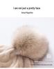 Women's 100% Pure Cashmere Cable Knit Pom-Pom Hat with Ear Protection - Stylish and Warm Head Wrap