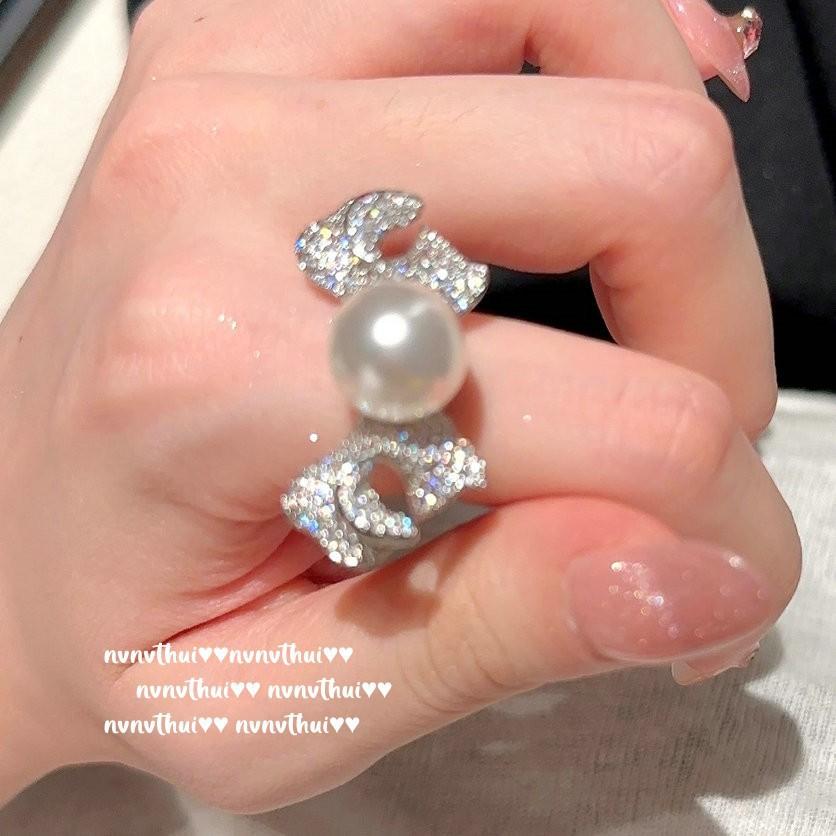 Anello con Gioiello a Farfalla Colorata Yuji, Tahiti, Placcato Oro 18K, Orecchini con Perla e Zirconi Avvolti