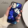Blau Exorcist Anime Telefon Fall für iPhone 11 12 13 14 Pro Max mini X XR XS SE 2020 6S 7 8 Plus Samsung Galaxy S21 S22 shell