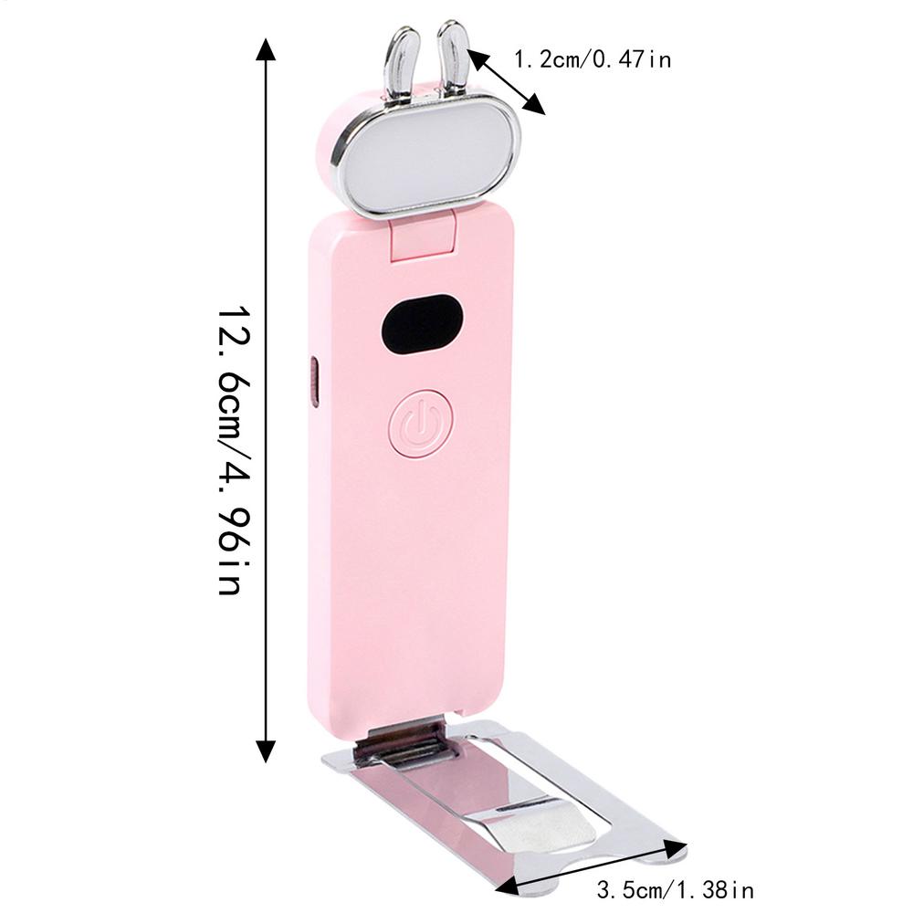 Clip On Book Light USB Rechargeable Book Light For Bed Eye Caring 3 Color Stepless Dimmable 80 Hrs Runtime Lightweight Clip On