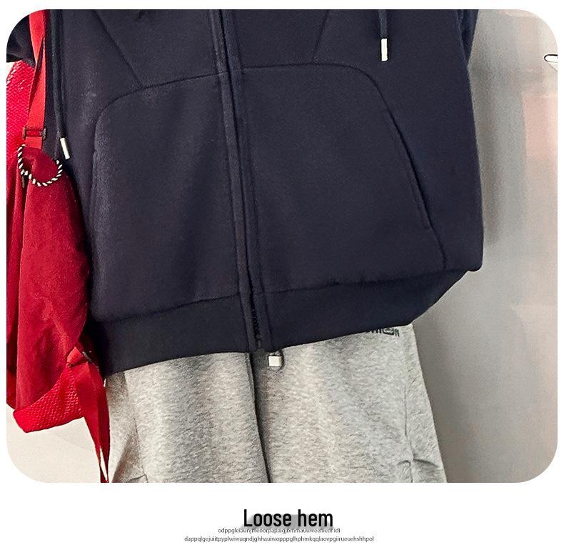 Girls' Reversible Jacket: Spring & Autumn 2025 Hooded Sweatshirt for Medium & Large Children