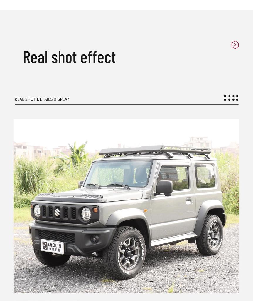2023-2026 New Jimny Five-Door Exterior Guard: Mech Hood Stone & Sand Protection