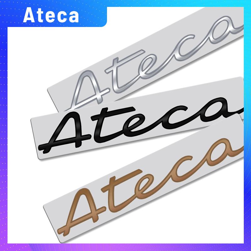 hbzh3 1PCS Metal For Seat Ateca Logo Emblem Car Rear Trunk Sticker Body Sign Badge Letter Decoration Styling