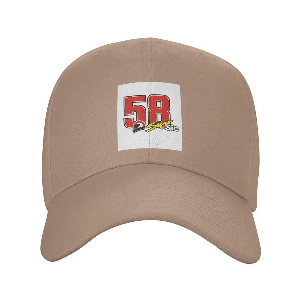 Unisex Baseball Hats Marco Simoncelli 58 Super Sic Outdoor Streetwear Summer Sports Baseball Caps Hip Hop Cap Casquette Hats