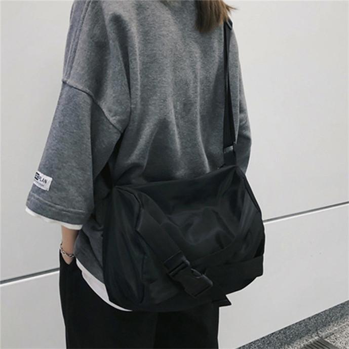 

Black Work Bag Crossbody Bag Students Large Capacity Casual Shoulder Bag