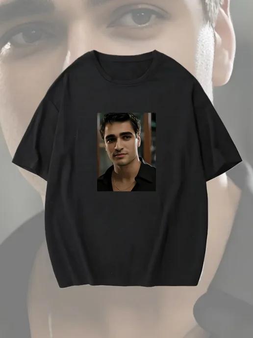 Oversized T-shirt with “Kingfisher” print 3XL