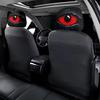 2 Pcs Red Demon Eye Headrest Covers, Universal Car Pillow Cases, Washable Breathable Decor for Vehicle Interior