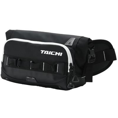 RS Taichi Motorcycle Body Bag Waist Bag Waist Pouch Waterproof Touring Unisex Adult WP Hip Bag RSB279 BLACK/WHITE Capacity: 5L