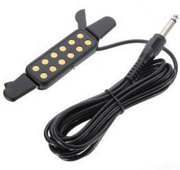 

Wooden Guitar Soundhole Pickup with Built-in EQ