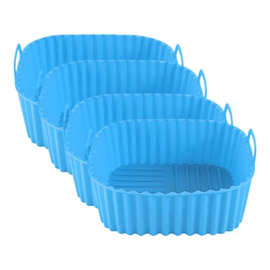 Bandeja de Cesta de Silicona para Freidora de Aire Reutilizable Forros de Silicona para Freidora de Aire Sin BPA