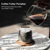 Reusable Stainless Steel Coffee Filter Portable Drip Coffee Maker Holder for Home Office Travel