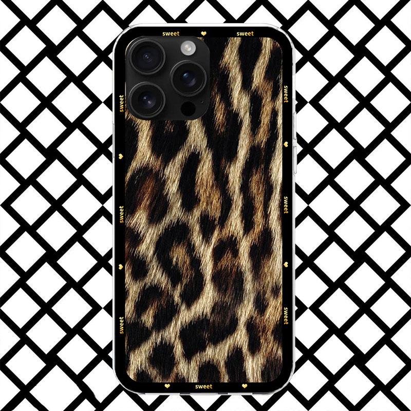 Animal Leopard Print Phone Case for iPhone 17 Air 16 16E 15 14 Plus 13 Mini 12 11 Pro Max 7 8 + SE 2020 Soft Cover Fundas 17 Air