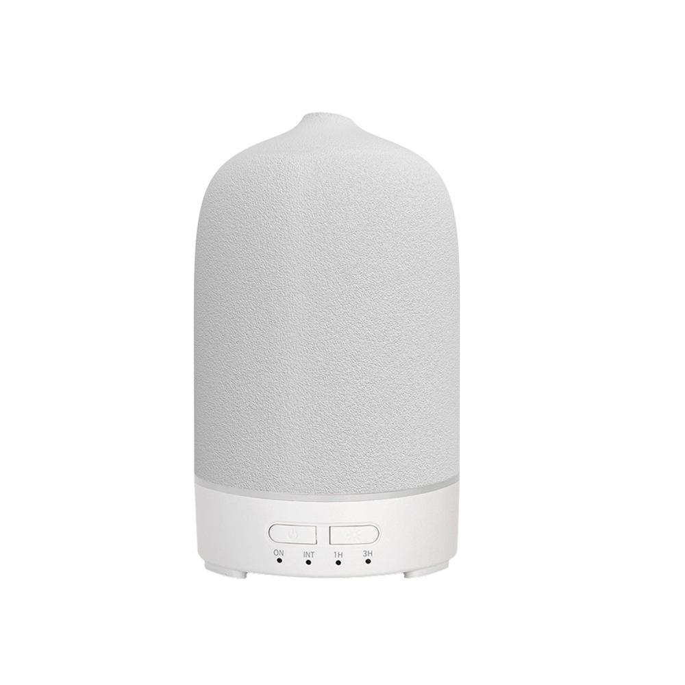 150ml USB Ceramic Aroma Diffuser & Humidifier with Timer, Silent Ultrasonic Mist, Essential Oil Compatible, 7 Color LED Lights