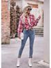 Women's 2024 Oversize Loose Plaid Shirt - European & American Casual Autumn/Winter Fashion