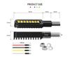 4PC Mini Motorcycle Turn Signals Light Universal Dynamic Flowing Moto Indicator
