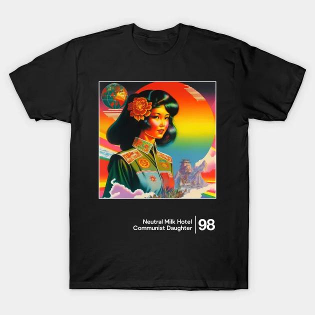 

Футболка з коротким рукавом гурту Neutral Milk Hotel Communist Daughter Розміри S-5XL Унісекс XXXXL