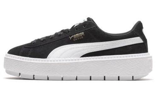 PUMA Platform Trace Black White Women s 367980-01 38