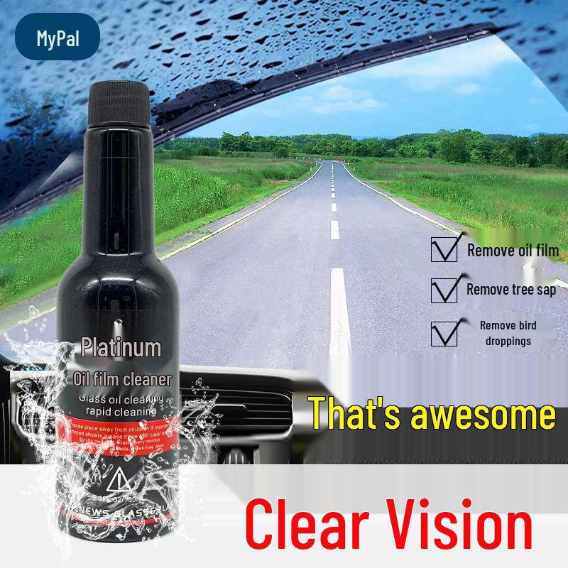 Windshield Washer Fluid Concentrate & Glass Cleaner for Cars Oil Film Cleaner - Concentrate [150ml]