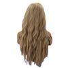 European American Fashion Natural Long-divided Hair Women's Fluffy Front Lace Realistic Wig