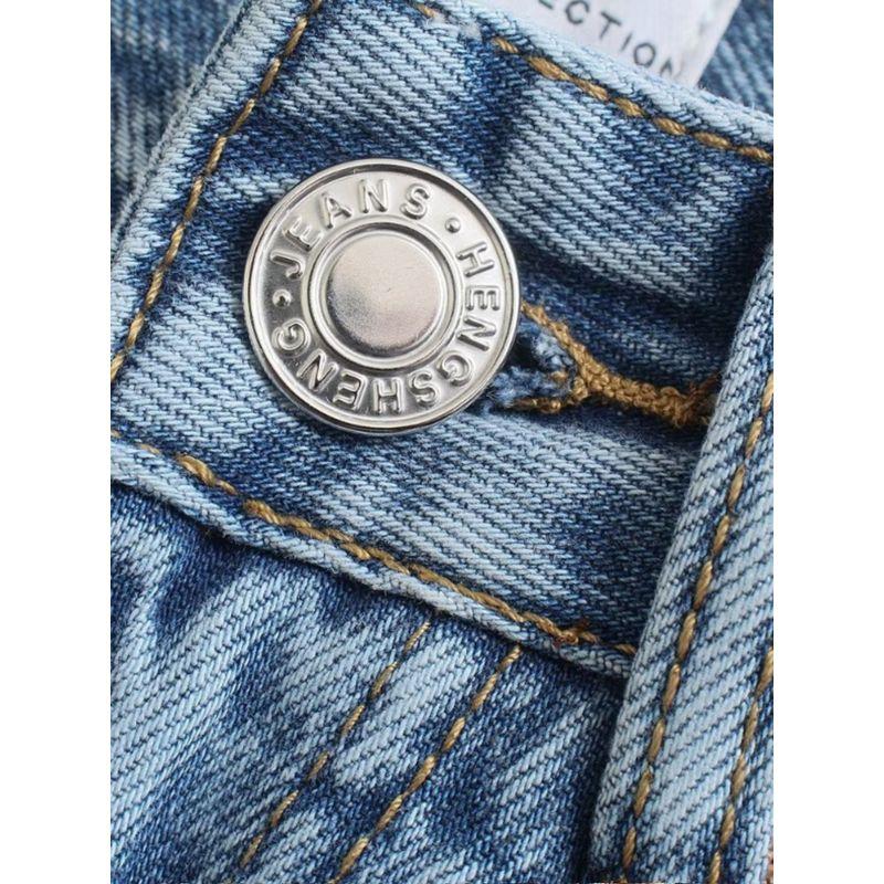 Kaslead New Arrival Women's Clothing High Waist Loose Denim