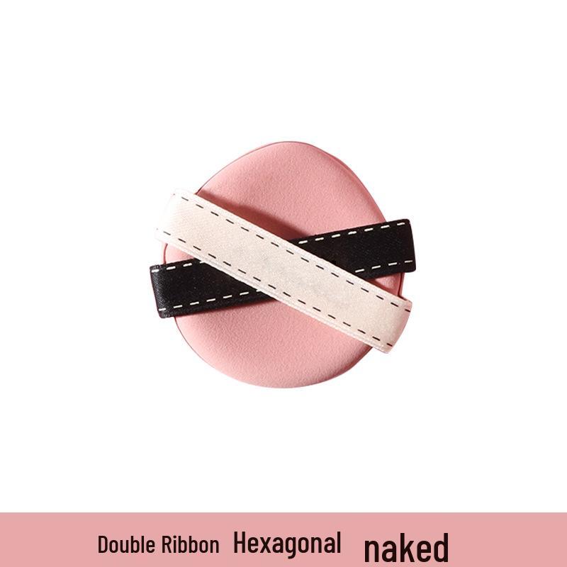 Findskin Double-Sided Puff: Non-Absorbent, Non-Caking, Easy Application, Wet/Dry Use, Cushioned Softness, Adherent.