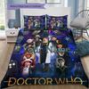 Custom Name Time Adventures Bedding,Quilt Set Quilt Cover Pillowcase Home Birthday Gift (1 * duvet cover + 2 * pillowcase, without core)