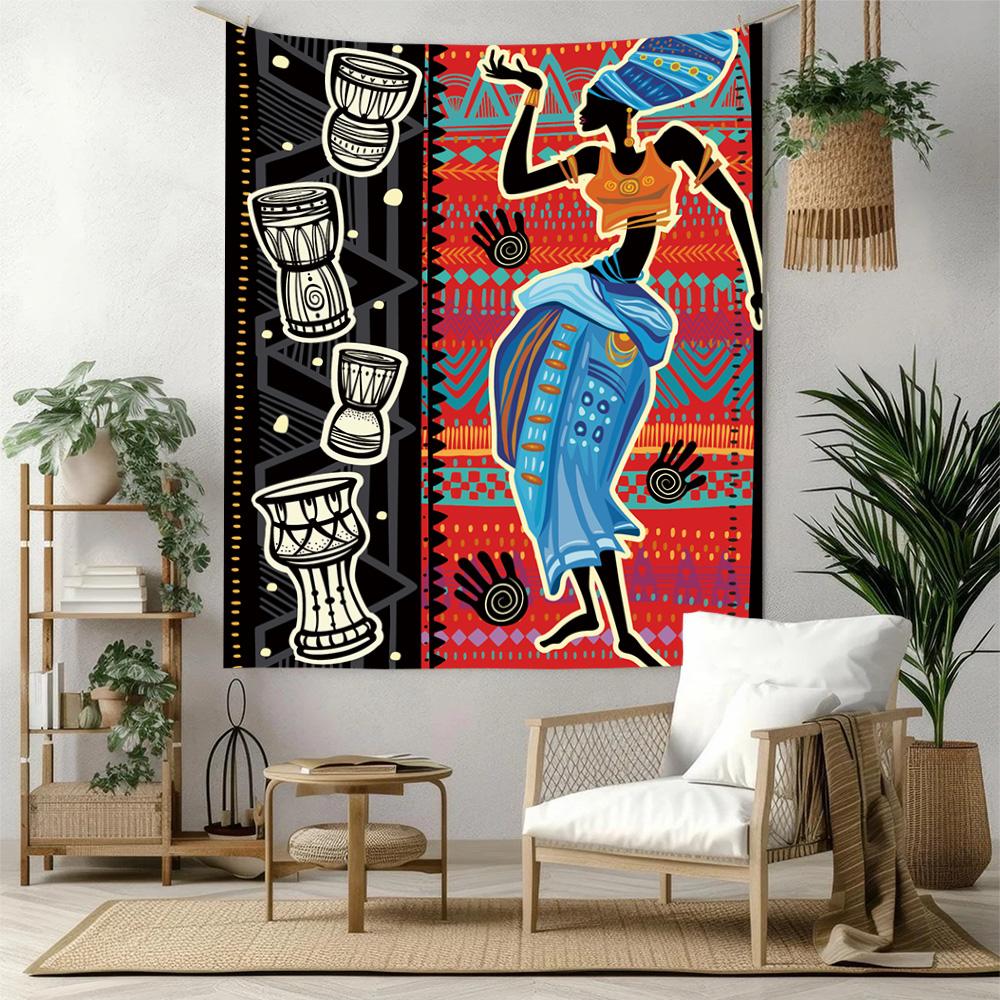 African Style Wall Decor Tapestry Art For Pet Memorial Birthdaywedding Party Backdrop Family Gift