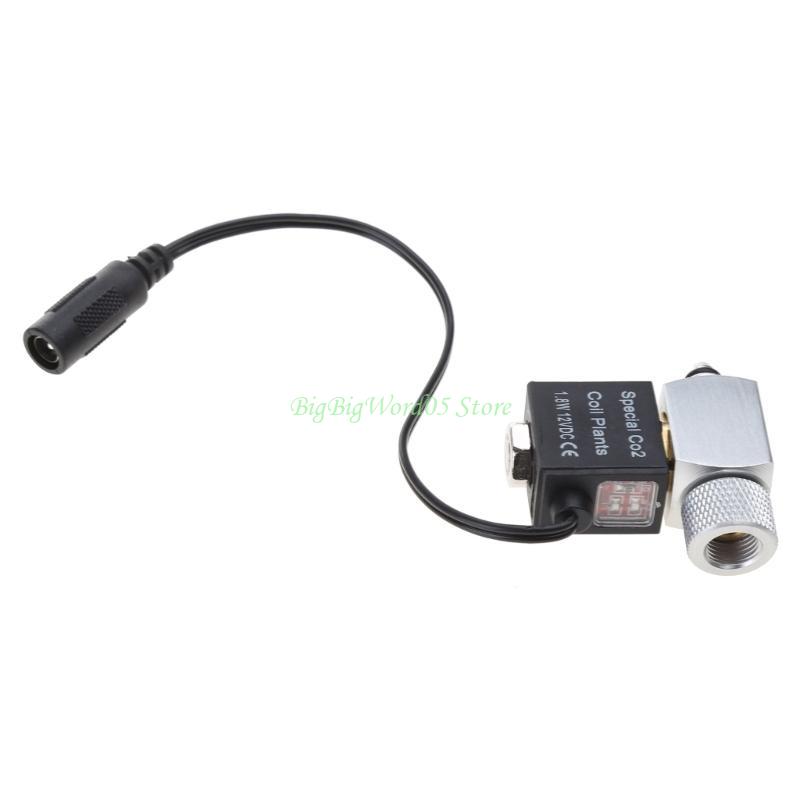 24TE Aquarium DIY CO2 System Generator Bubble Counter Plants Diffuser with Solenoid for Valve Fish for Tank Regulator
