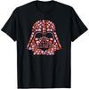 Star Wars Valentine’s Day Darth Vader Helmet Love Hearts Cotton Men T Shirt