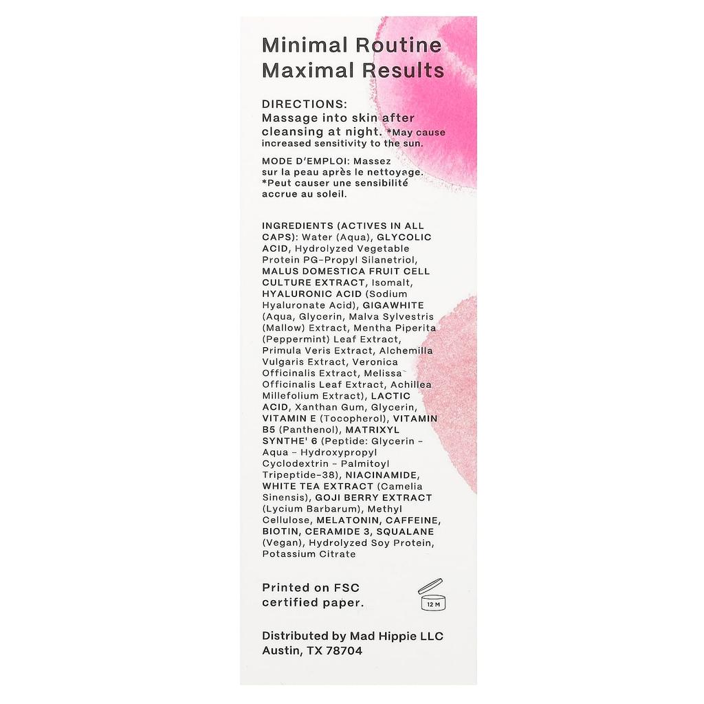 Aha Exfoliating Peeling, 30Ml(1.02Fl Oz)
