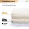 Hanyou Waterproof Waffle Shower Curtain