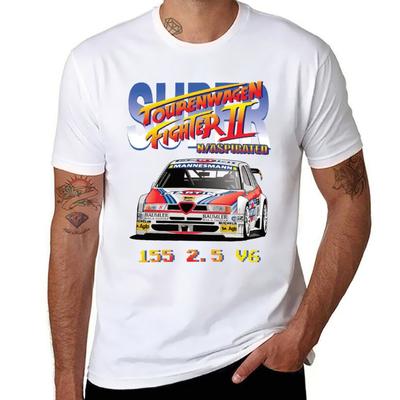 Alfa 155 DTM Tourenwagen Fighter 2 T-Shirt t shirts für mann baumwolle t shirts für mann baumwolle lustiges T-Shirt