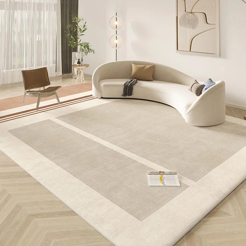 Wabi-sabi Style Living Room Decoration Plush Carpet Light Luxury Rugs for Bedroom Fluffy Soft Thick Rug Home Washable Floor Mat