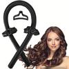No Heat Curling Rod Headband Set, Foam Sponge Lazy Heatless Hair Curler with 2 Hair Rings, DIY Hair Styling Tools for Waves