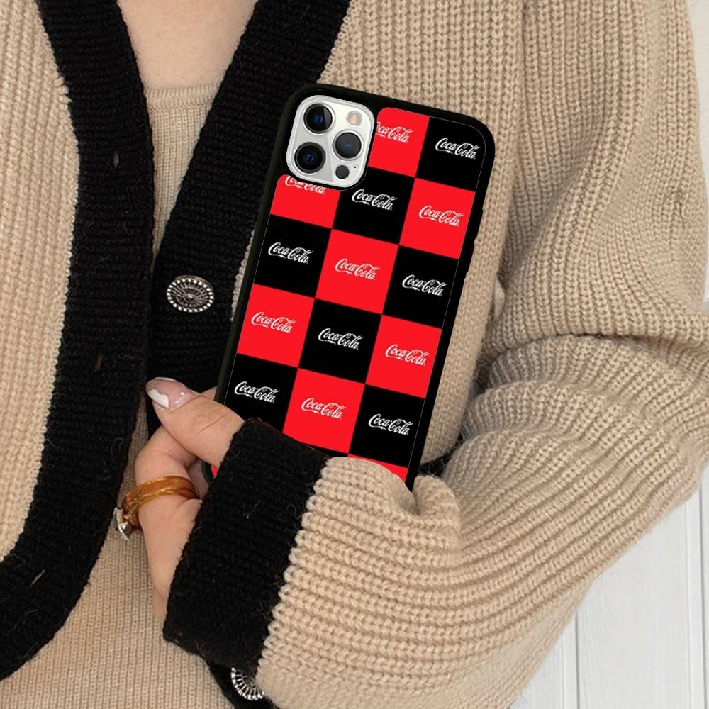 Coca-cola Vintage For IPhone 17 16 15 14 13 12 11 Mini Pro Max Plus PC+TPU Back Phone Cover