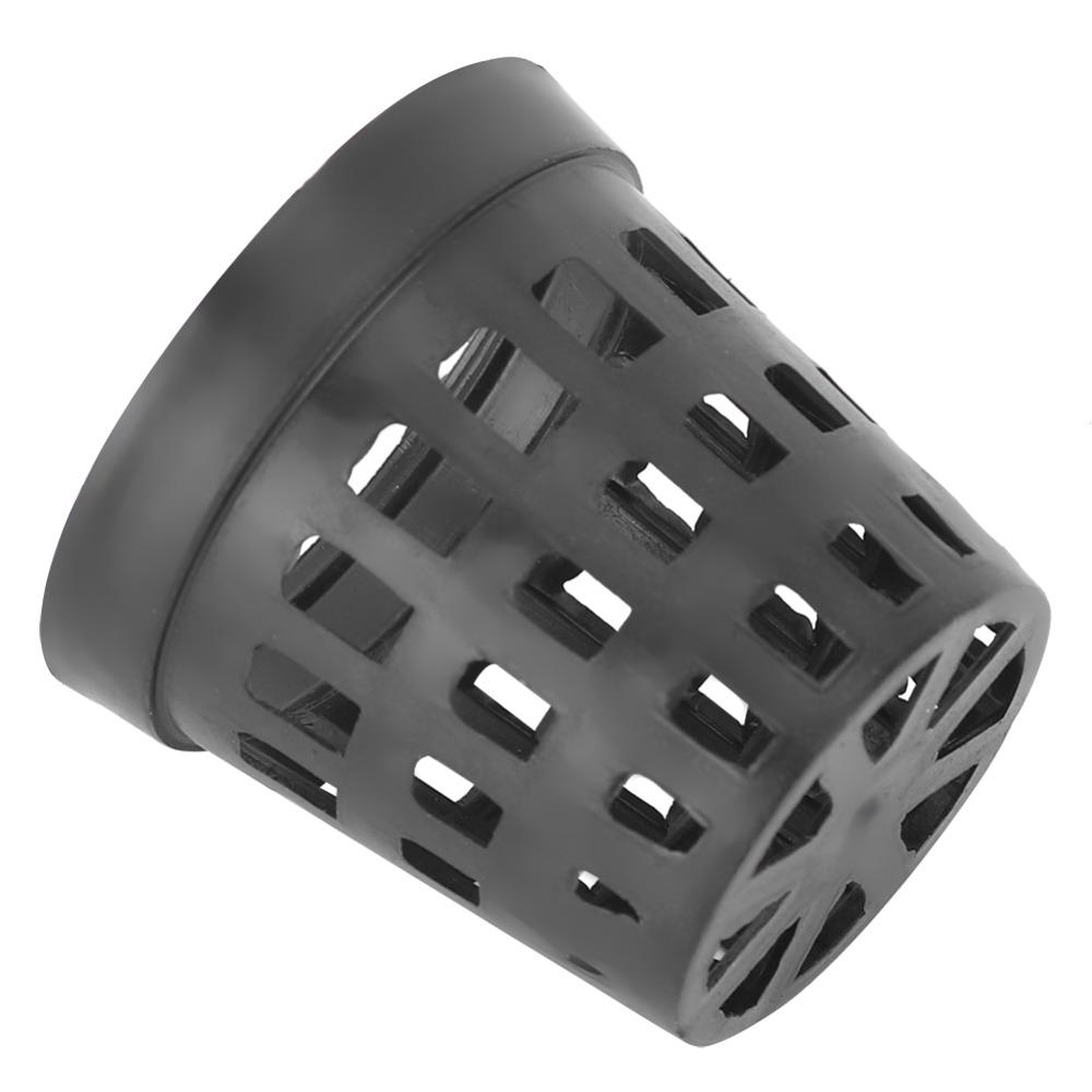 30pcs With Holes Aquarium Planting Basket Black Hydroponic Net Pot Hydroponics System