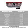 New 2026 2/4PC Car Door Logo Welcome Light LED Laser Projector For Volkswagen VW Golf Variant B8 New Passat Touareg Phideon Tiguan CC Eos