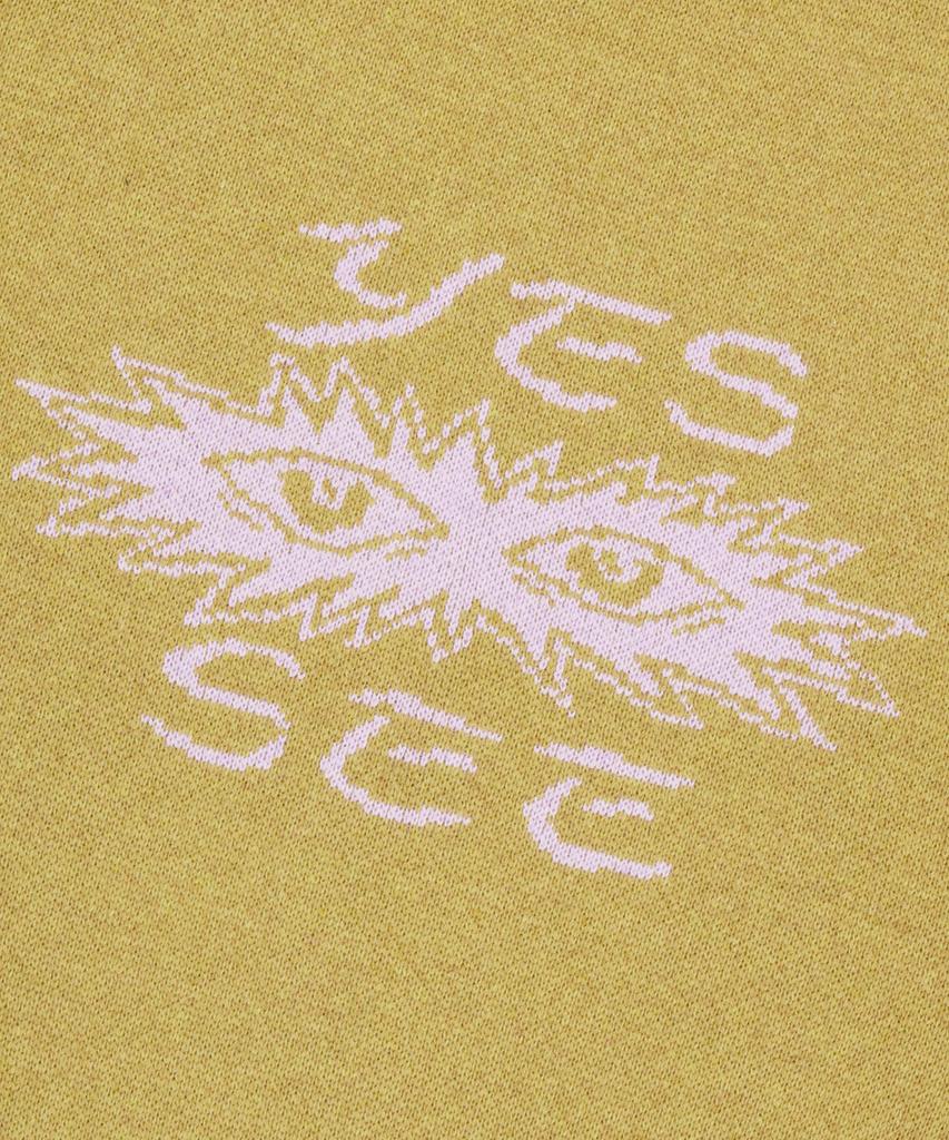YESEYESEE Eye Knit Pullover Sweater Mustard