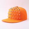 Rivet Baseball Cap Unisex Flat Brim Hip Hop Street Style Sun Hat Dance