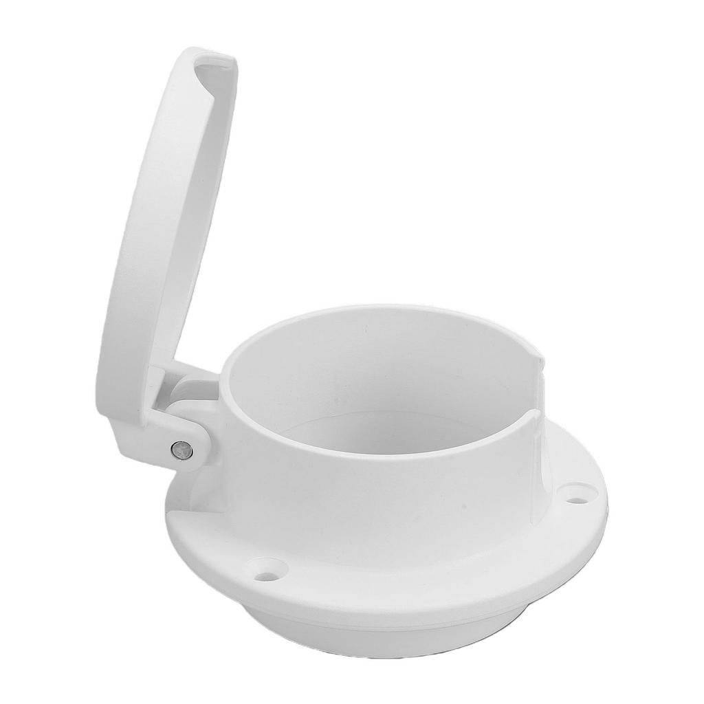 Rope Deck Pipe Snap In Cover Design User Friendly Marine Round Hinged Deck Pipe for Boats Yachts RVs