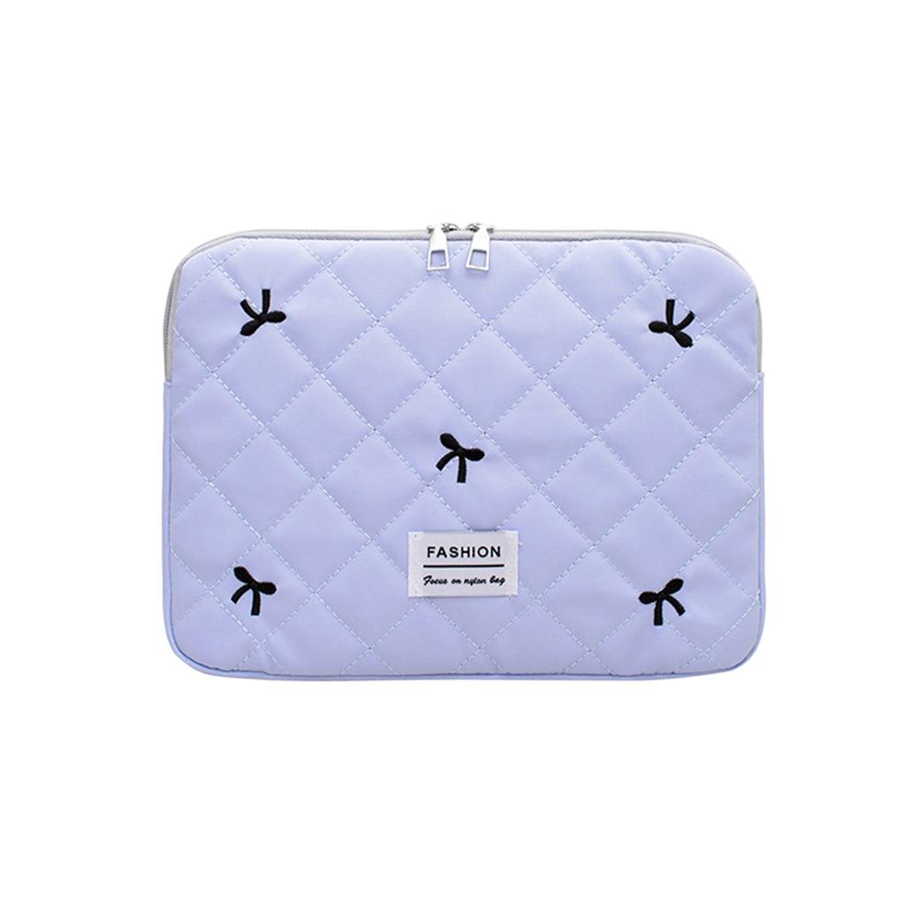 Laptop Carrying Case,Computer Sleeve Laptop Protective Cover with Zipper for Womens Girls Gift Cute Bows Laptop Sleeve