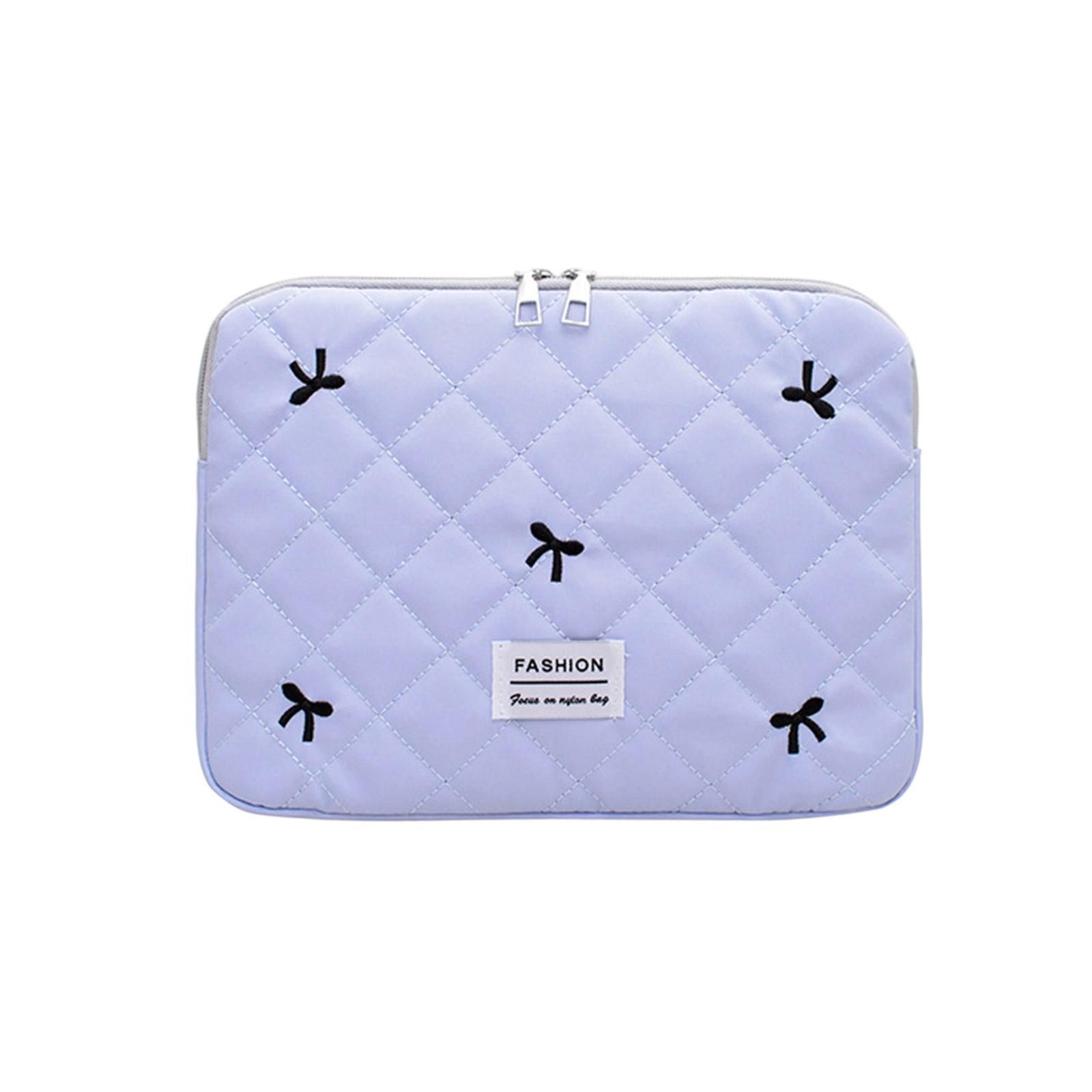 Laptop Carrying Case,Computer Sleeve Laptop Protective Cover with Zipper for Womens Girls Gift Cute Bows Laptop Sleeve S