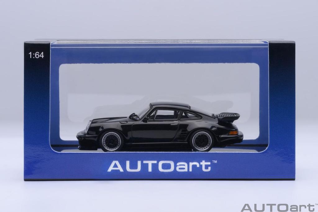AUTOart 1/64 Scale Porsche 911 (930) Turbo "Wangan Midnight" Blackbird (Volume 1 Specification) Finished Model 20636