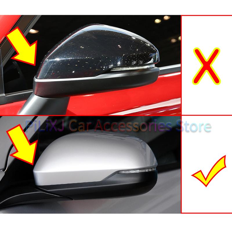 Car Accessories For Honda HR-V Vezel 2014- RU Rearview Mirror Cover Cap Lid Shell Housing Cap Painted White Sliver Red
