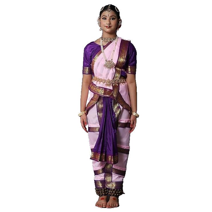 

@ The Dance Bible Костюм для танца Бхаратанатьям Платье для девочек 308 г Zr-7083-60%Скидка