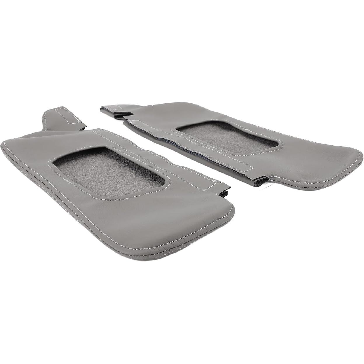 

Car Sun Visor Cover, 2Pcs PU Leather Sun Visor Protector Scratch Cover for 1994-2004 with Stylish Look, Easy Installation, and Luxury Sporty Style
